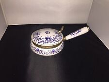 Vintage Blue And White Silent Butler picture