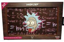 V SYNDICATE DALIRIOUS 3D HIGH DEF PREMIUM WOOD Hemp ROLLING TRAY Glass Einstein  picture