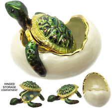RUCINNI Hatching Turtle Jeweled Trinket Box picture
