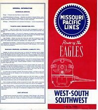 1966 Missouri Pacific Lines Route of the Eagles West-South Southwest May 15, 66 picture