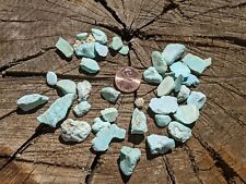 Loose gemstones lot Turquoise Rough Cut Over 30 Pieces picture