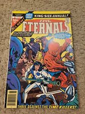 The ETERNALS King-Size Annual 1 Marvel Comics lot Jack Kirby 1976 picture