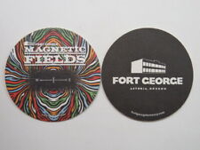 Beer Coaster ~ FORT GEORGE Brewing Co Magnetic Fields IPA ~ Astoria, OREGON picture