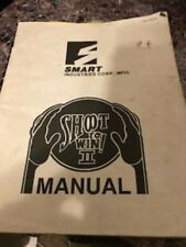 SHOOT TO WIN II  MANUAL SMART INDUSTRIES CORP ARCADE  picture