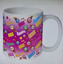 pink bingo coffee cup brand new  picture
