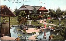 Japanese Tea Garden Coronado, San Diego, California - Divided Back Postcard picture
