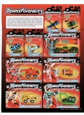 Transformers Construction Action Figures - 2002 Toys Print Ad Grimlock Wedge picture