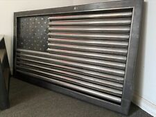 AMERICAN FLAG - 3D METAL DESIGN - MADE IN THE USA -  PERFECT HOLIDAY GIFT picture