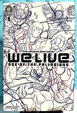 We Live: Age of the Palladions #1 NM+(2022)RARE: SDCC Black Inaki Sketch Variant picture