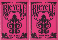 Two Decks of Bicycle Nautic Back Pink Playing Cards - Brand New Sealed - USPCC picture