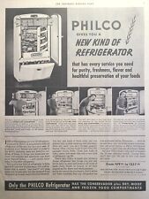 Philco Refrigerator Conservador Compartments Freezer Vintage Print Ad 1940 picture