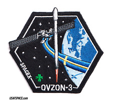 Authentic OVZON-3  SPACEX FALCON-9 SATELLITE Mission Employee PATCH picture