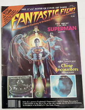 Vintage June 1978 Fantastic Films Magazine Superman Poster Close Encounters picture