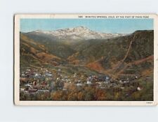Postcard Manitou Springs Colorado at the Foot of Pikes Peak USA picture