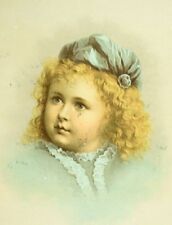1884 Rumford Yeast Powder, Cute Child, Directions On Back Victorian Card *P picture