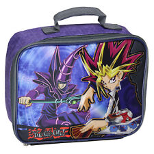Yu-Gi-Oh Lunch Box Dark Magician insulated Lunch Bag Tote Trading Cards Holder picture