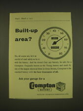 1955 Crompton Battery Ad - Built-up area? picture