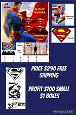 NEW PULL TAB GAME- Super Man Or Wonder Women Box picture
