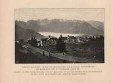 Vitznau-Rigi-Bahn, View From Rigi-Staffel On Kaltbad Print From 1895 picture