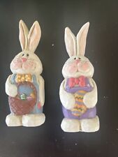 Vintage Midwest  Eddie Walker  Rabbit Figurine 5.5”  lot of 2 picture