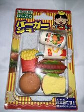 Iwako Collectable Japanese Erasers Fast Food Meal NIB picture