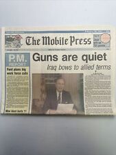 The Mobile Press Register, February 28th, 1991 ‘Guns are Quiet’ Edition picture