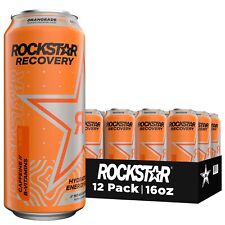 Rockstar Recovery Orange Energy Drink 16 Fl Oz Pack of 12 picture