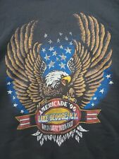 Vintage 90s 1996 Americade Bike Rally Harley Eagle Sweater Shirt XL Black picture