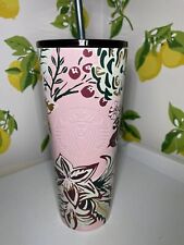 RARE Starbucks Holiday 2022 Stainless Steel ENCHANTED FOREST Tumbler Venti 24 oz picture