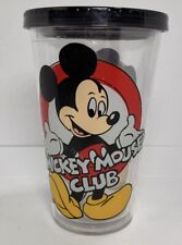 Disney Store Mickey Mouse Club Cup Acrylic Tumbler **No Straw** Fast Food 16oz picture