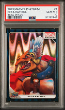 2023 Marvel Platinum BETA RAY BILL TEAL WAVE PARALLEL /799 PSA 10 #1 POP 1 picture