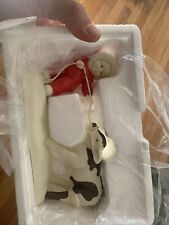 Vtg. 2004 Dept 56 SNOWBABIES ON THE FARM, Who’s Leading Who SALES