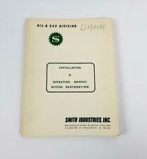 VTG Smith Industries Installation & Operation Manual Glycol Dehydration Oil/Gas picture