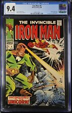 Iron Man #4 CGC NM 9.4 Unicorn Appearance Johnny Craig Cover Art Marvel 1968 picture