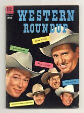 Dell Giant Western Roundup #6 VG+ 4.5 1954 picture