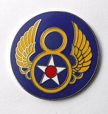 USAF UNITED STATES 8TH AIR FORCE LARGE PIN BADGE 1.5 INCHES US picture