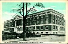 Marine Biological Laboratory Building Woods Hole Massachusetts MA 1938 Postcard picture