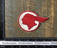 Vintage PONTIAC Indian Chief Head Automobile Car Logo Sew-On Patch 1960's Twill picture