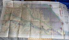 Antique 1915 Map: US Geological Survey Henderson County Nebraska Missouri River picture