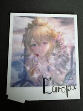 Granblue Fantasy Valentine Card Acrylic Stand Europa From Japan picture