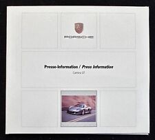 Genuine Porsche Carrera GT Press Information Kit Photo CD picture