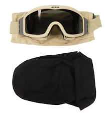 ESS Industrial US Goggles Profile NVG Desert Tan Tactical Smoke Gray Sunglasses picture