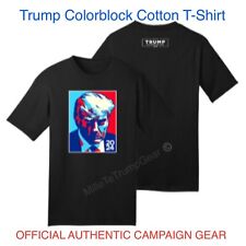 Official Authentic Official Trump Campaign Trump Colorblock Cotton T-Shirt Large picture