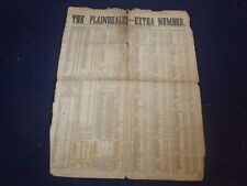 1848 DECEMBER 5 THE PLAINDEALER NEWSPAPER - PRESIDENTIAL ELECTION EXTRA- NP 5075 picture