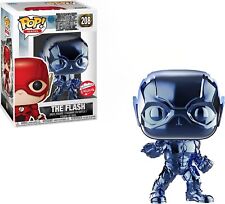 Funko Pop Heroes Justice League Flash #208 [Blue Chrome] Fugitive Vinyl Toys picture
