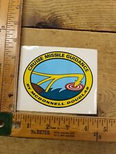 Vintage McDonnell Douglas Aerospace Cruise Missile Guidance decal picture
