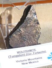 Iridescence Wolframite (Tungsten) ferberite specimen from New Mexico 55.99 gram picture