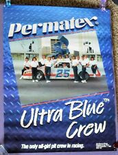 Nascar Poster Permatex All Girl Pit Crew Race Team 1986 Loctite Autographed  picture