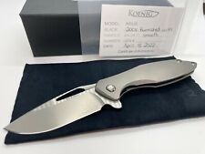 Koenig Arius - Gen 4 Smooth Ti, Polished Flats 20CV, Silver Hardware - Mint picture