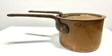 Antique Duparquet Copper Pan Or Pot W/ Lid New York 110 W. 22nd St.  #6 picture
